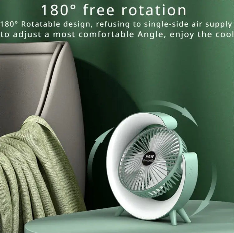 RGB Multifunction USB Desk Fan, USB Charging Fan With LED Light, Household Desktop Fan RGB Multifunction USB Desk Fan, USB Charging Fan With LED Light, Household Desktop Fan